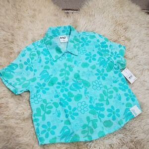 Bluey Cotton Button Down